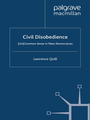 cover image of Civil Disobedience